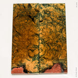 Stabilized black locust burl wood scales