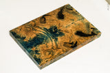 Stabilized black locust burl wood scales