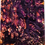 Large stabilized box elder burl wood block