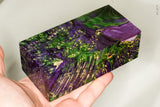 Large stabilized box elder burl wood block