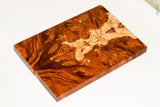 Stabilized box elder burl wood scales