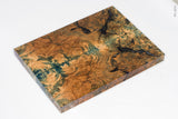 Stabilized black locust burl wood scales