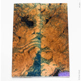 Stabilized black locust burl wood scales