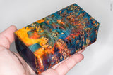 Large stabilized box elder burl wood block