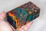 Large stabilized box elder burl wood block