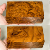 Large stabilized wood wild olive burl block