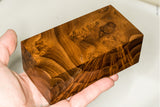 Large stabilized wood wild olive burl block