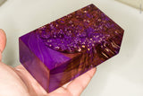 Large stabilized box elder burl wood block