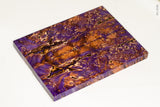Stabilized box elder burl wood scales
