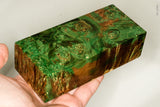 Large stabilized box elder burl wood block