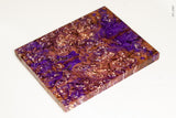 Stabilized box elder burl wood scales