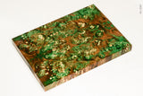 Stabilized box elder burl wood scales