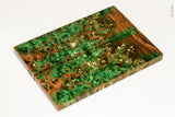 Stabilized box elder burl wood scales