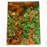 Stabilized box elder burl wood scales