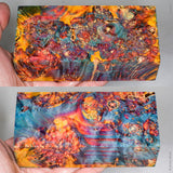 Large stabilized box elder burl wood block