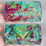 Large stabilized box elder burl wood block