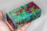 Large stabilized box elder burl wood block