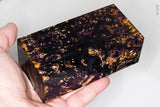 Large stabilized box elder burl wood block