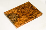 Stabilized golden amboyna burl wood scales