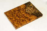 Stabilized golden amboyna burl wood scales