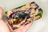 Large stabilized box elder burl wood block