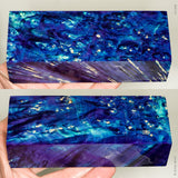 Stabilized box elder burl wood block
