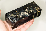Stabilized box elder burl wood block