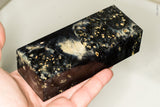 Stabilized box elder burl wood block