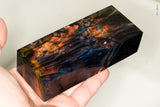Stabilized box elder burl wood block