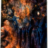 Stabilized box elder burl wood block