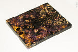 Stabilized box elder burl wood scales