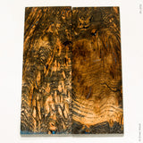 Stabilized oak burl wood scales