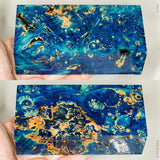 Large stabilized box elder burl wood block