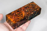 Stabilized box elder burl wood block
