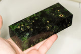 Stabilized box elder burl wood block