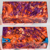 Stabilized box elder burl wood block