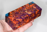 Stabilized box elder burl wood block