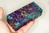Stabilized box elder burl wood block