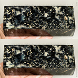 Stabilized box elder burl wood block