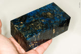 Large stabilized box elder burl wood block