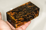 Large stabilized box elder burl wood block