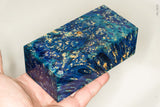 Large stabilized box elder burl wood block