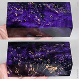 Large stabilized box elder burl wood block