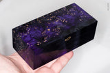 Large stabilized box elder burl wood block