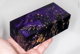 Large stabilized box elder burl wood block