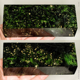 Stabilized box elder burl wood block