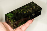 Stabilized box elder burl wood block