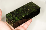 Stabilized box elder burl wood block