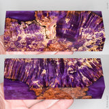 Stabilized box elder burl wood block