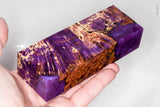 Stabilized box elder burl wood block